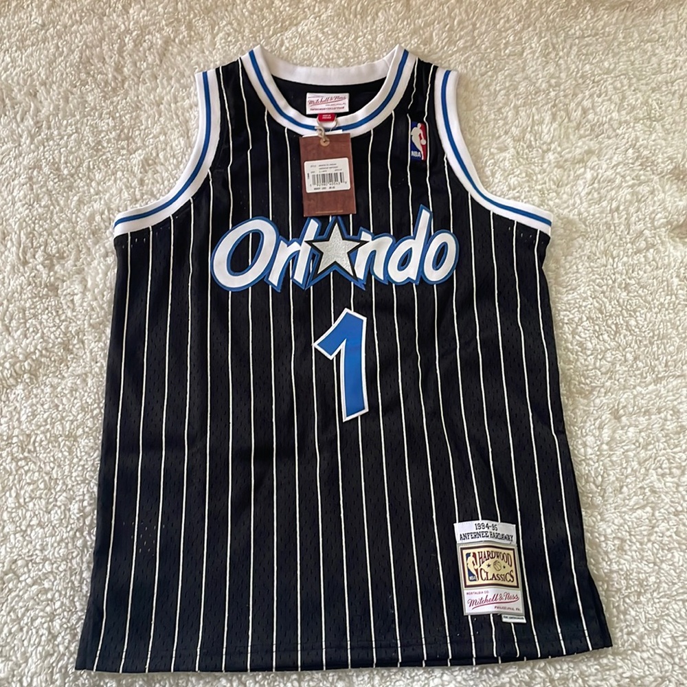 NEW! PENNY HARDAWAY - ORLANDO‎ MAGIC MITCHELL & NESS JERSEY. SIZE LARGE (14/16).